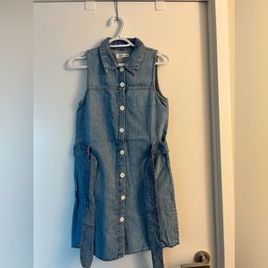 zara denim dress